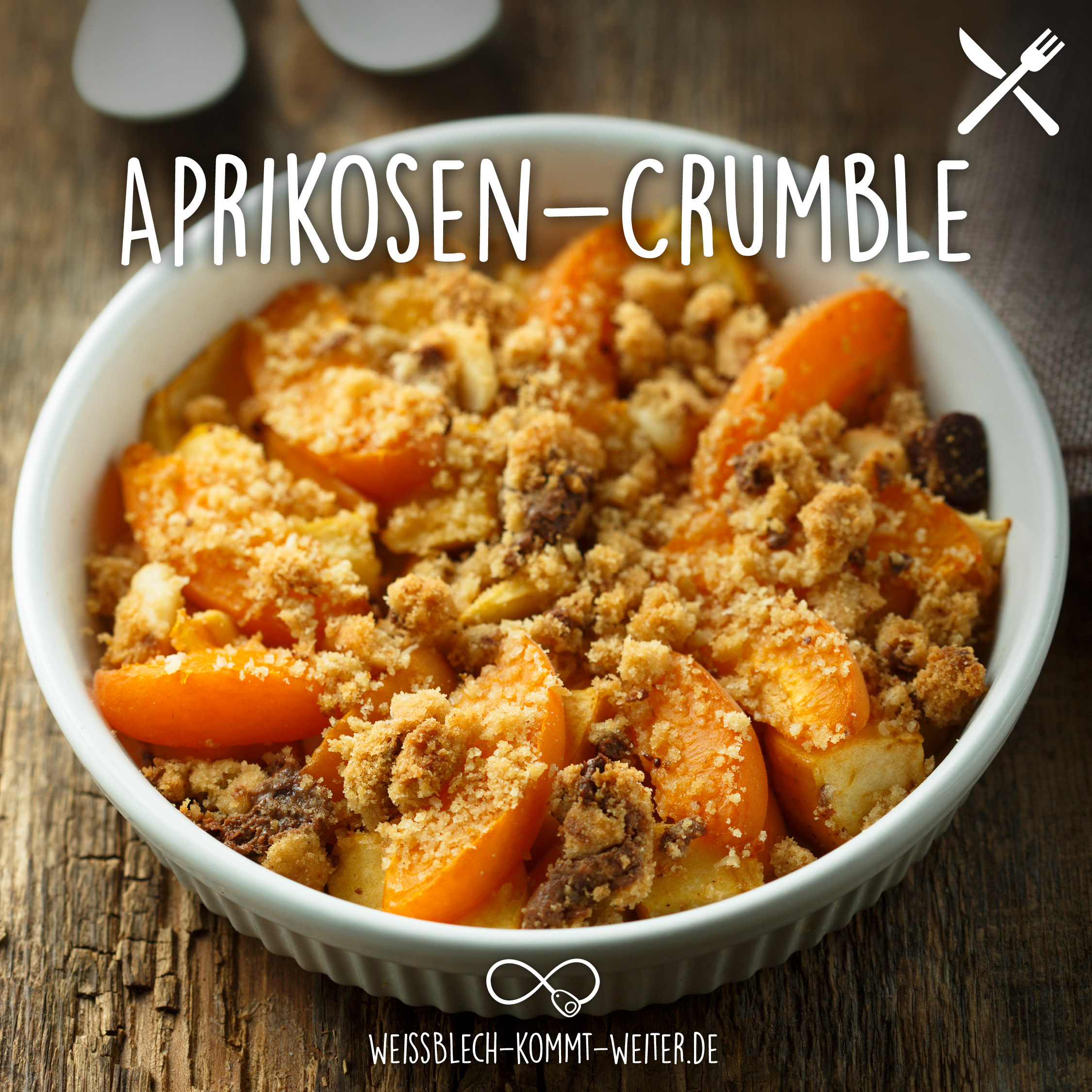 Aprikosen-Crumble