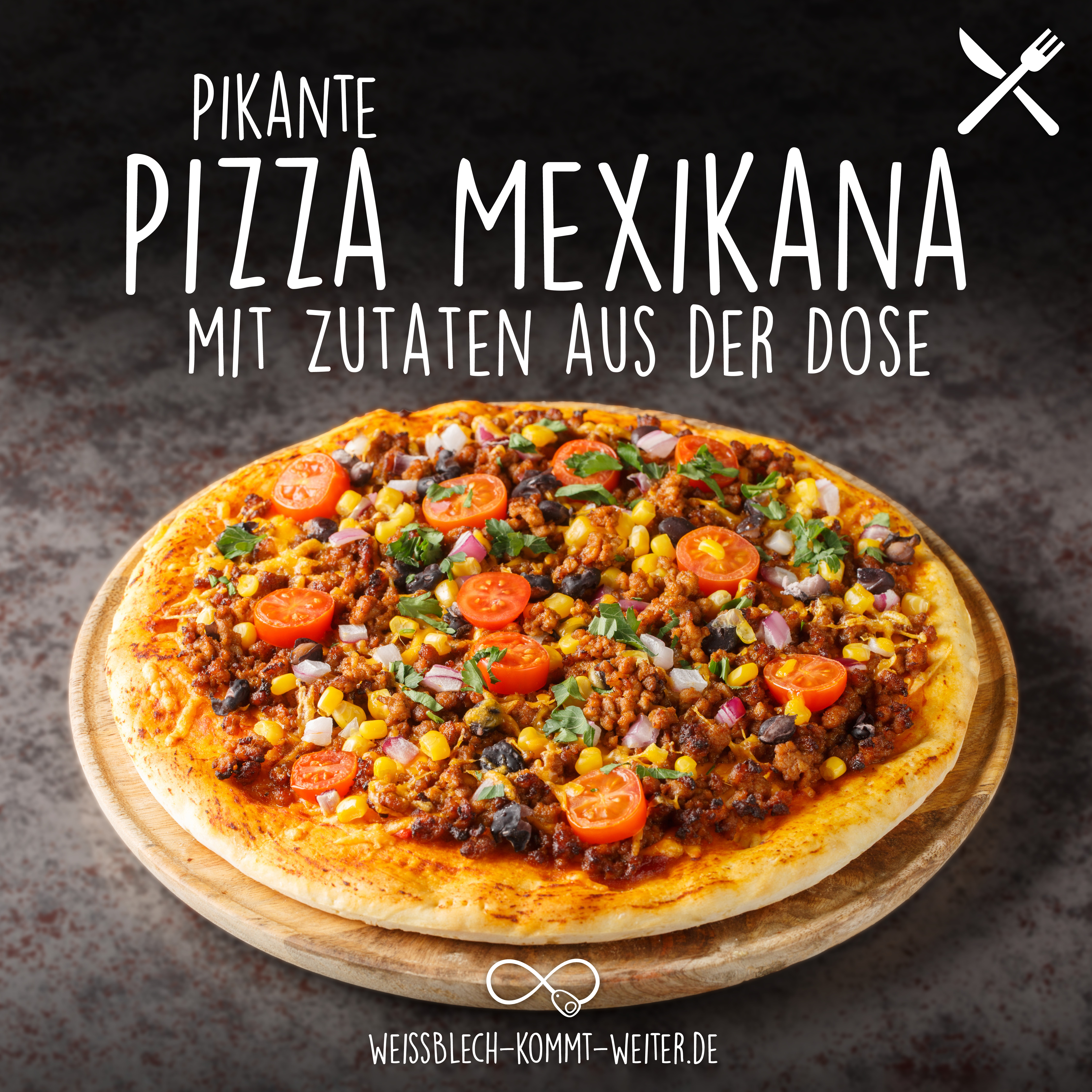 Pikante Pizza „Mexikana